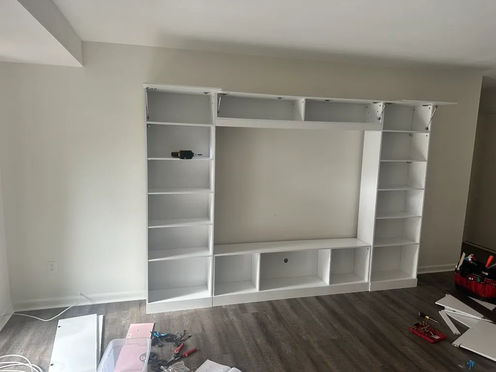 Furniture Assembly being carried out by a Seb Home Services technician